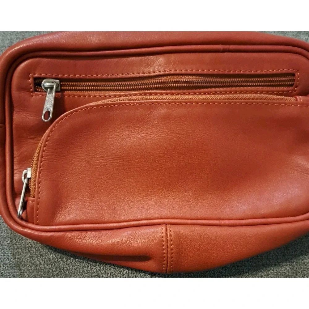Vtg Stone Mountain Cross Body/Fanny Pack Brown Color Buttery Soft Appears Unused